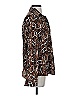 Single Los Angeles Animal Print Brown Long Sleeve Blouse Size S - photo 4