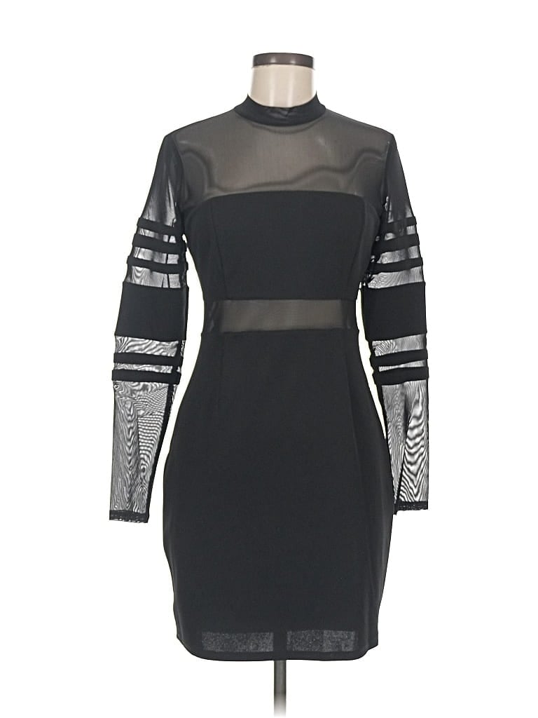 Pre-owned Guess Cocktail Dress In Black