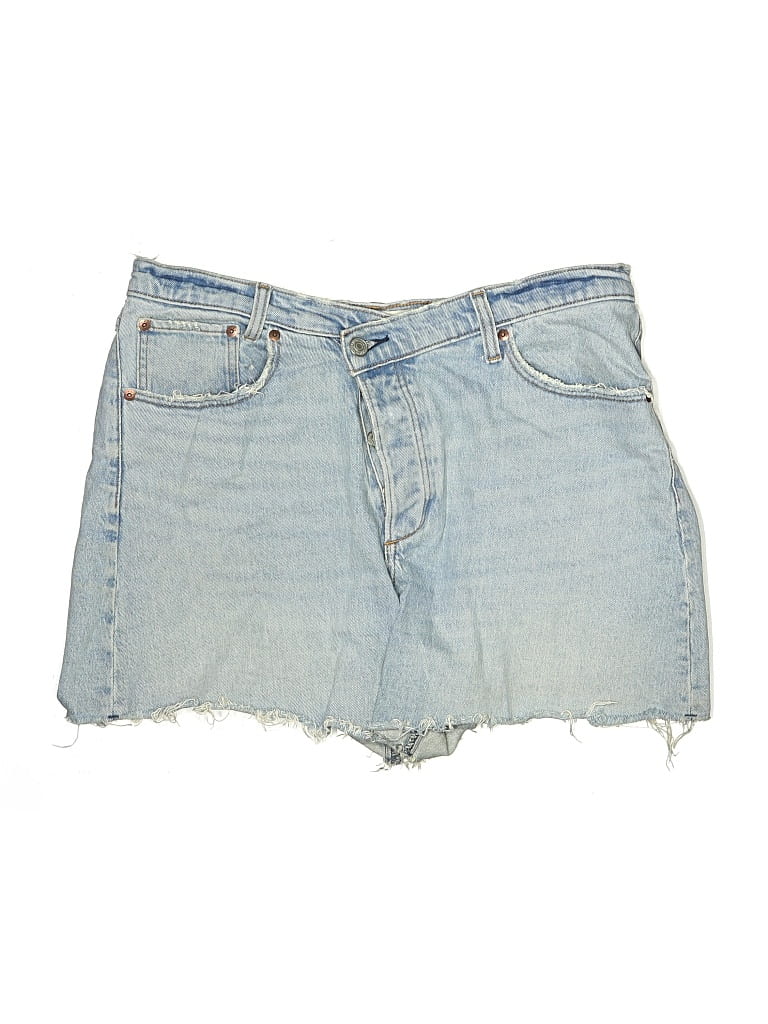 Pre-owned Abercrombie & Fitch Denim Shorts In Blue