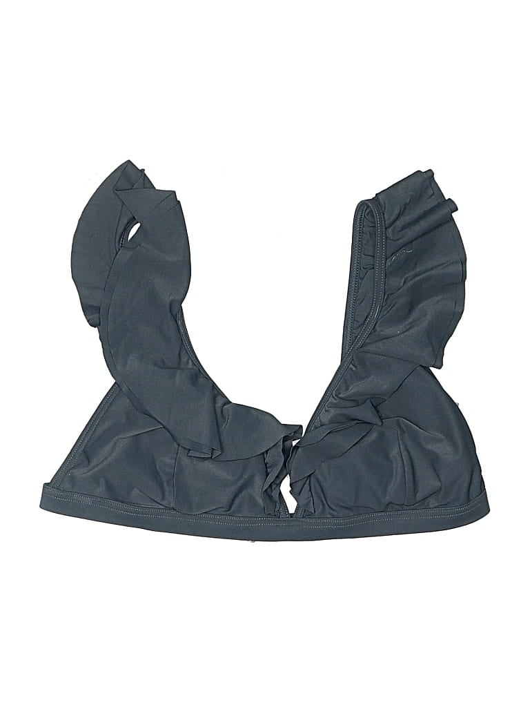 Pre-owned Michael Michael Kors Swimsuit Top Gray Swimwear