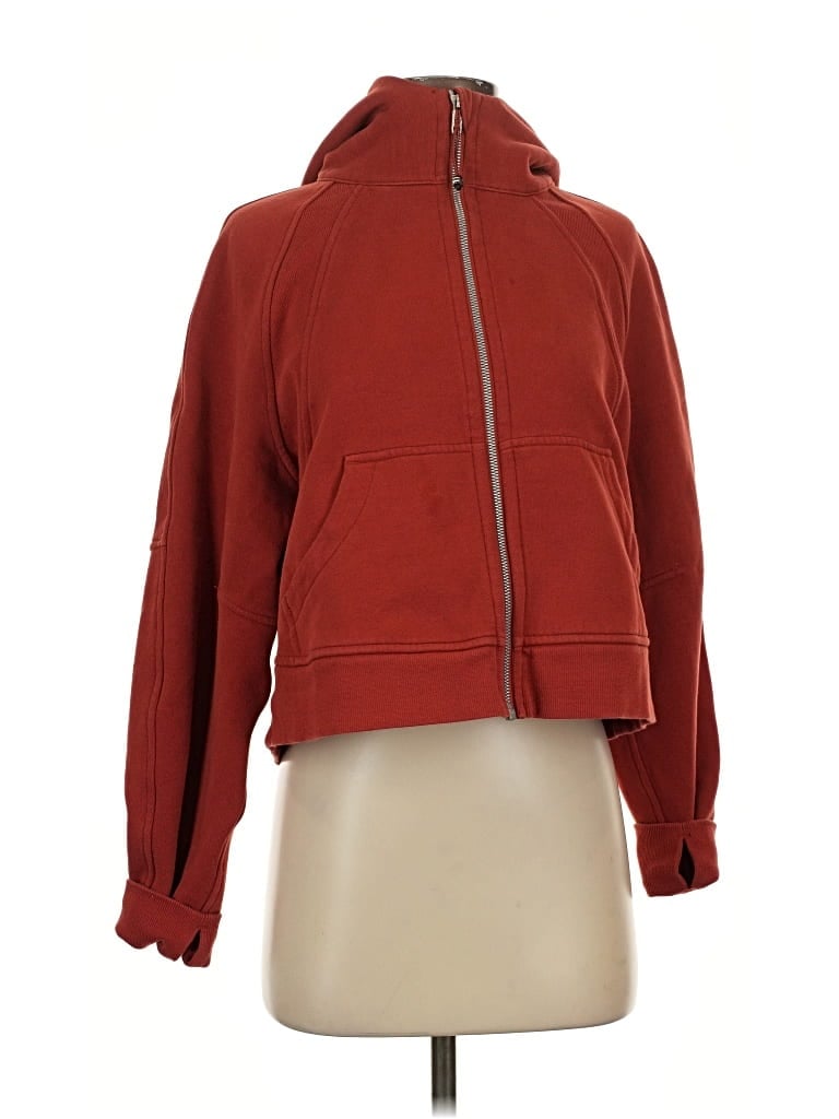 LULULEMON ATHLETICA Pre-owned Zip Up Hoodie In Red