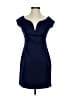 Venus Solid Blue Cocktail Dress Size S - photo 1