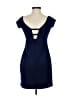 Venus Solid Blue Cocktail Dress Size S - photo 2