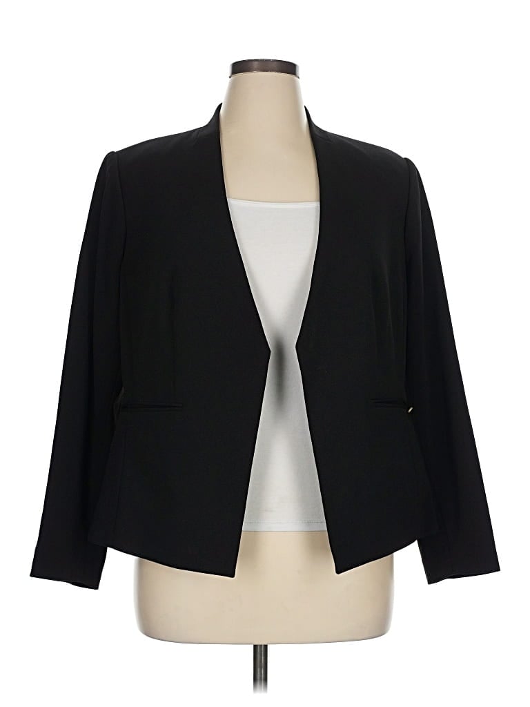 Pre-owned Calvin Klein Blazer Jacket In Black