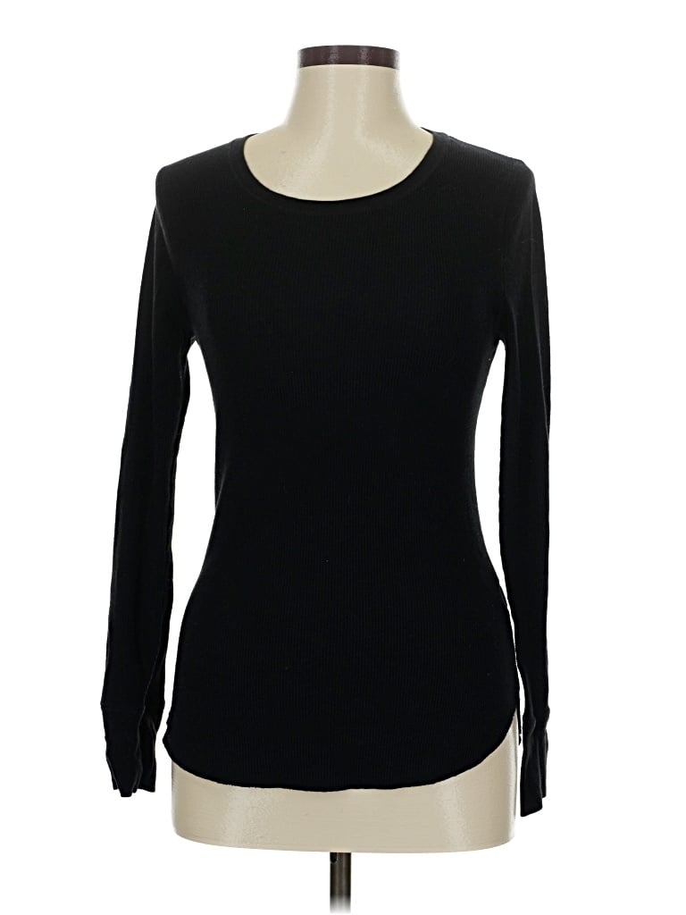 Pre-owned Old Navy Long Sleeve T-shirt In Black