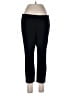 Ecru Solid Black Dress Pants Size L - photo 1