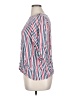 Unbranded 100% Viscose Stripes Red White 3/4 Sleeve Blouse Size 16 - photo 5