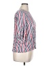 Unbranded 100% Viscose Stripes Red White 3/4 Sleeve Blouse Size 16 - photo 4
