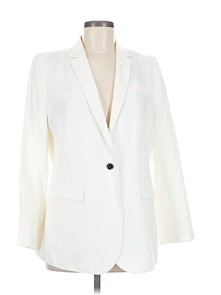 Pre-owned Banana Republic Blazer Jacket In White