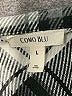 Como Blu 100% Polyester Gray Long Sleeve Button-Down Shirt Size L - photo 7