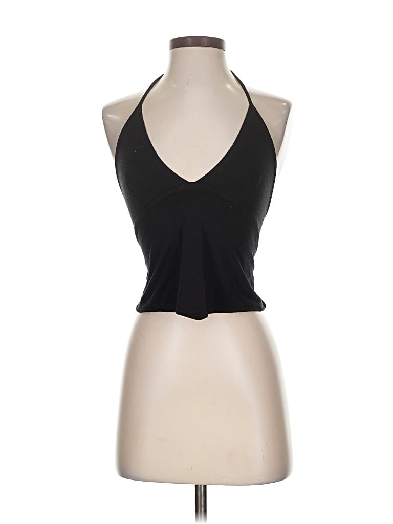 Click to view more detailed imagery on our partner's website Pre-owned Urban Outfitters Tank Top Black Halter Neckline Tops