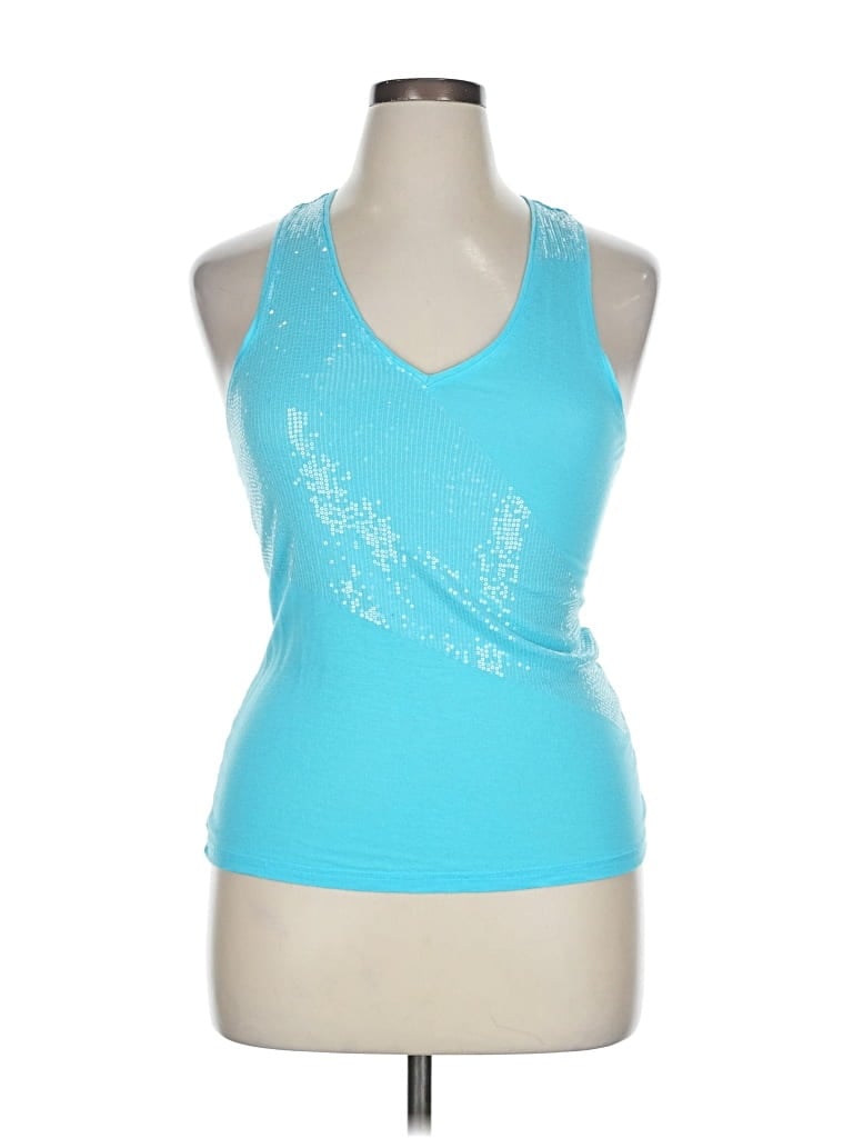 Pre-owned Candies Candie's Sleeveless Top Blue Halter Neckline Tops