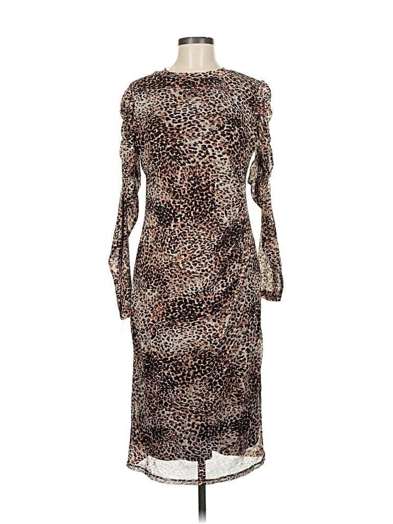 Pre-owned Nine West Cocktail Dress In Brown