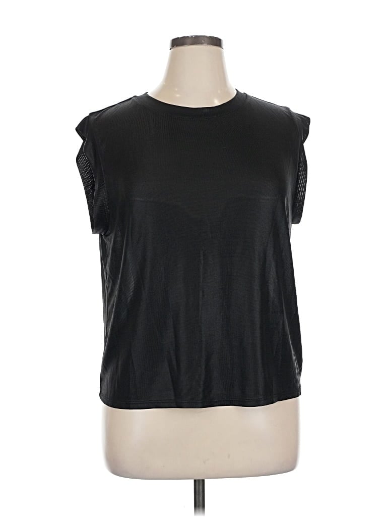 Pre-owned Porridge Sleeveless T-shirt In Black