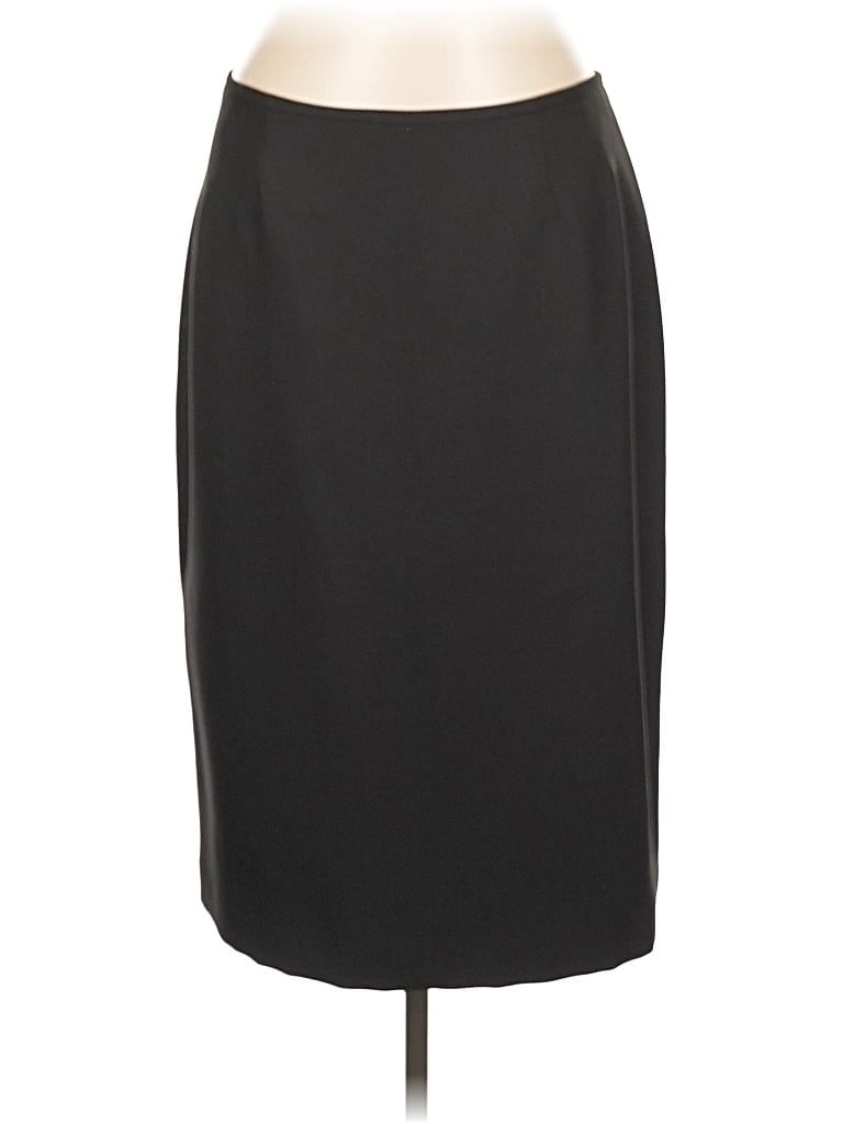 Pre-owned Evan Picone Formal Skirt In Black