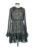 Likely Paisley Gray Cocktail Dress Size 0 - photo 1