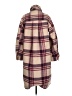 H&M 100% Polyester Brown Coat Size S - photo 2