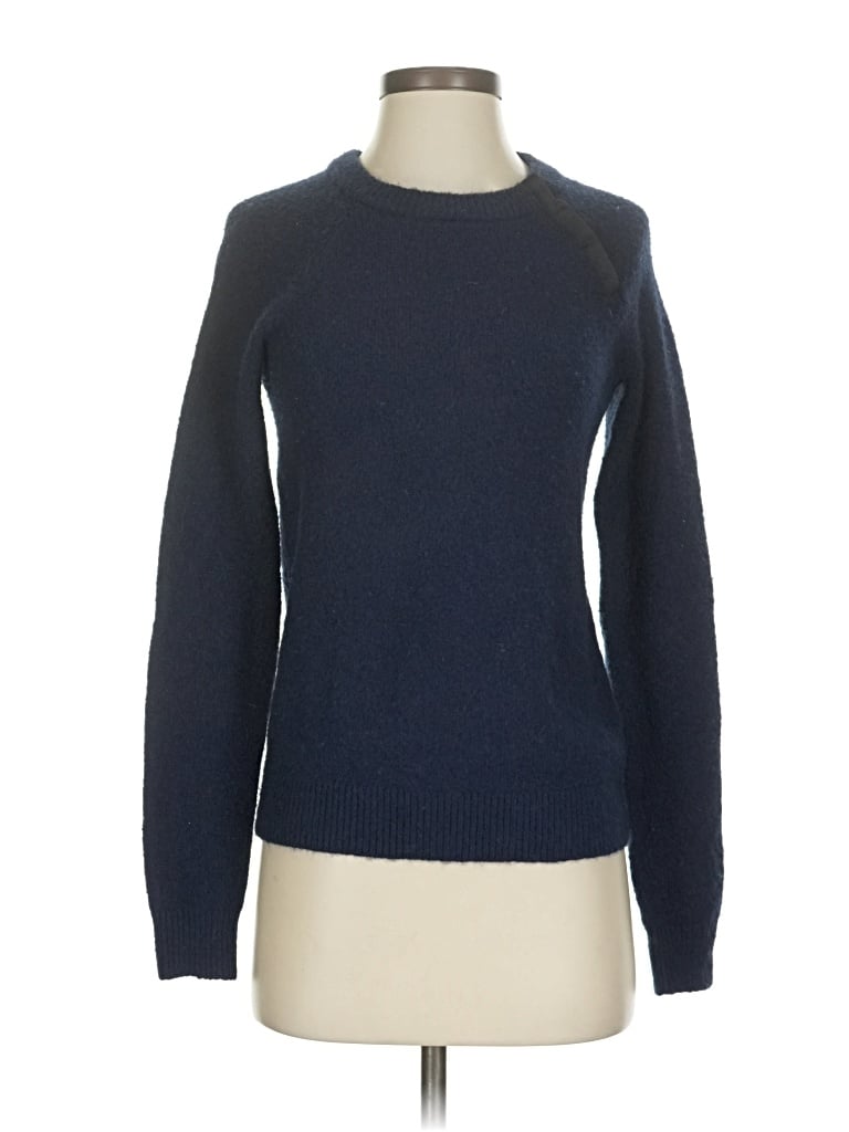 Pre-owned J.crew Factory Store Pullover Sweater In Blue