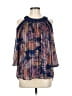 Daniel Rainn Blue 3/4 Sleeve Blouse Size M - photo 1