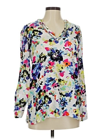 Nicole by Nicole Miller Long Sleeve Blouse (view 1)