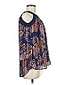 Daniel Rainn Blue 3/4 Sleeve Blouse Size M - photo 4