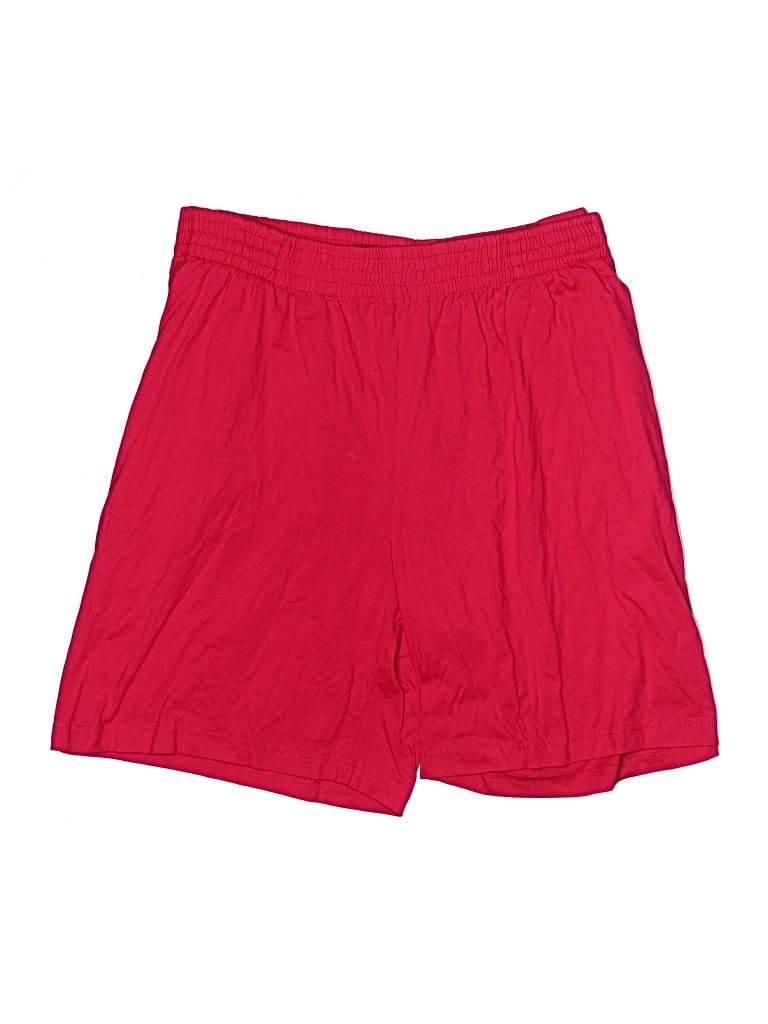 Pre-owned Woman Within Athletic Shorts In Red