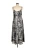 Calvin Klein Animal Print Silver Black Cocktail Dress Size 8 - photo 2