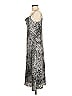 Calvin Klein Animal Print Silver Black Cocktail Dress Size 8 - photo 5