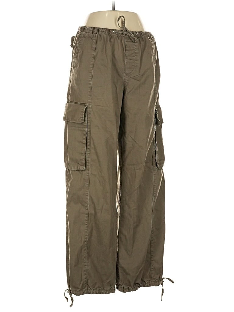 Pre-owned H&m Cargo Pants In Green