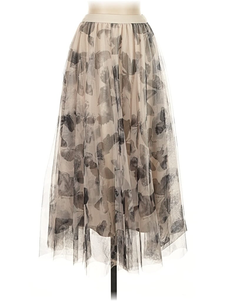 Pre-owned Chicwish Formal Skirt In White