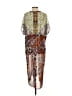 CAbi 100% Polyester Print Brown Casual Dress Size S - photo 2