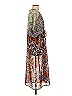 CAbi 100% Polyester Print Brown Casual Dress Size S - photo 4