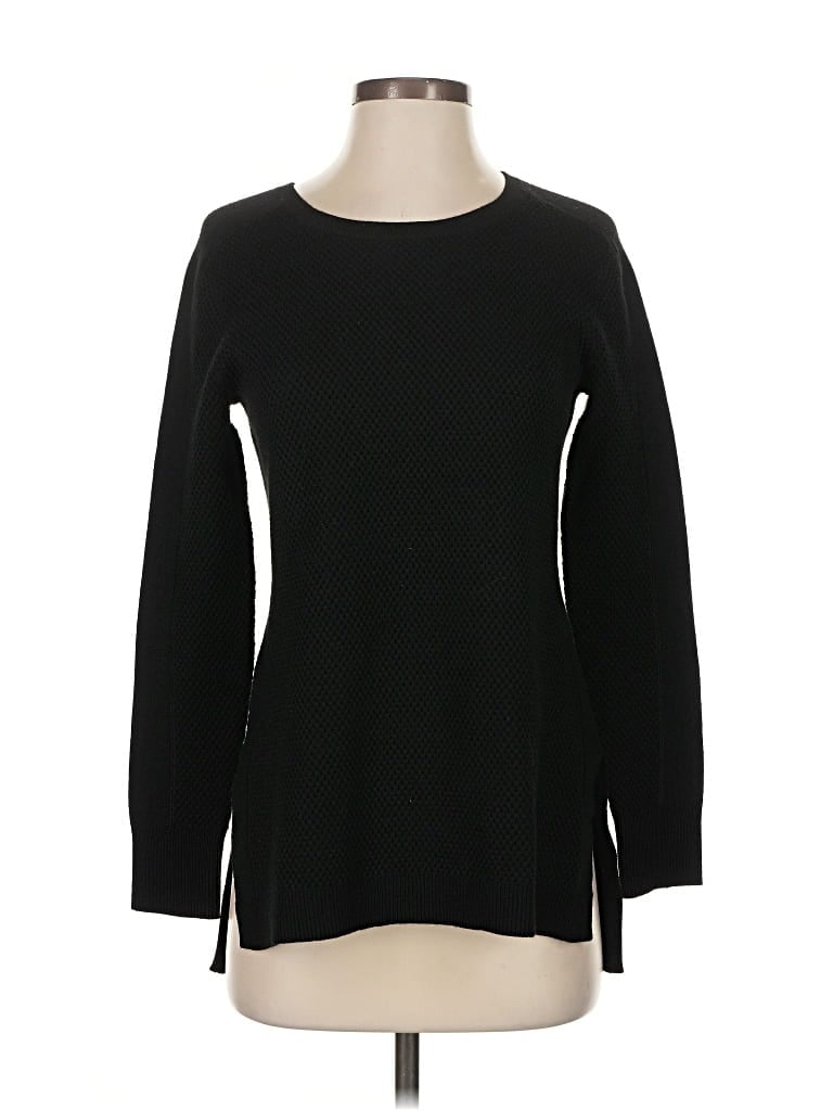 Pre-owned Athleta Pullover Sweater In Black