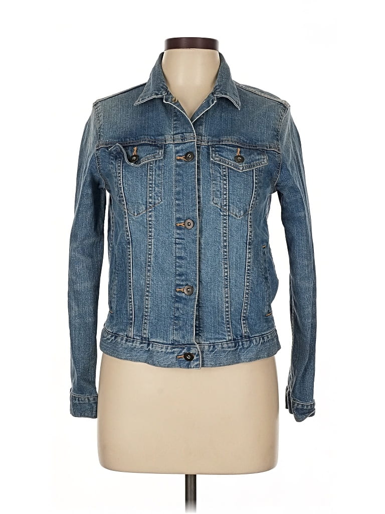 Pre-owned Uniqlo Denim Jacket In Blue