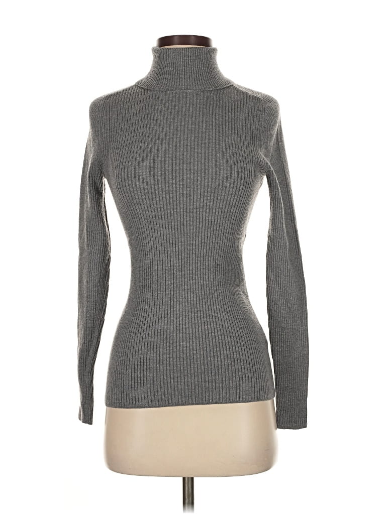 Pre-owned Everlane Turtleneck Sweater In Gray