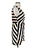 Topshop 100% Polyester Stripes Tan Cocktail Dress Size 4 - photo 4