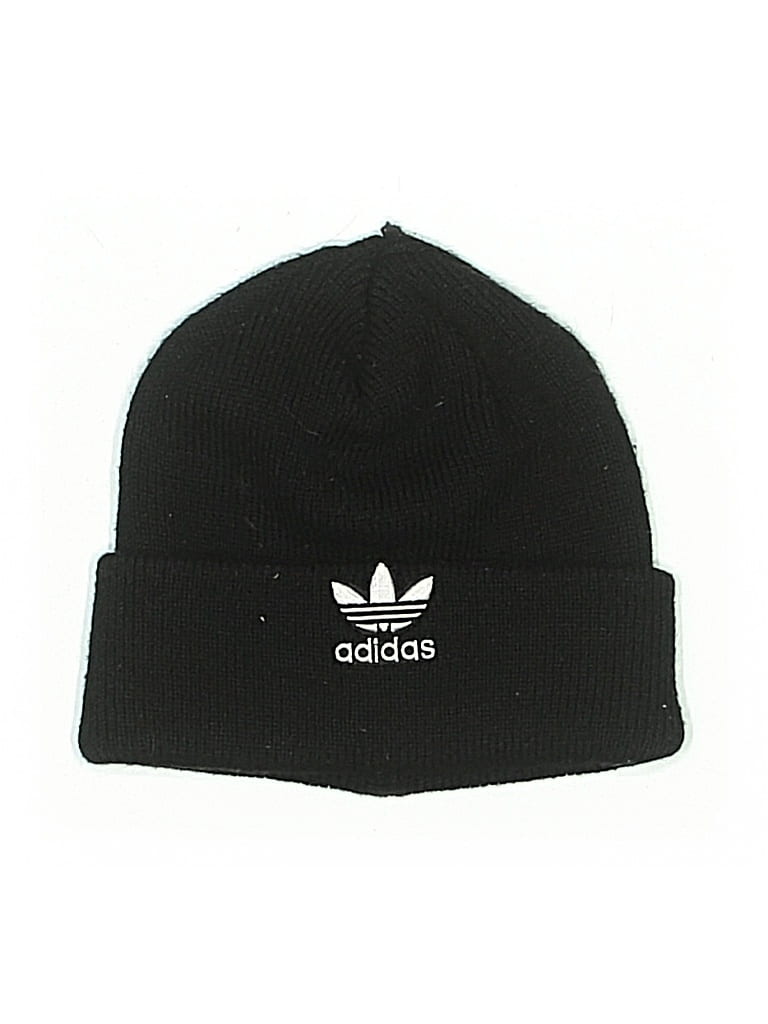 Pre-owned Adidas Originals Beanie Hat In Black