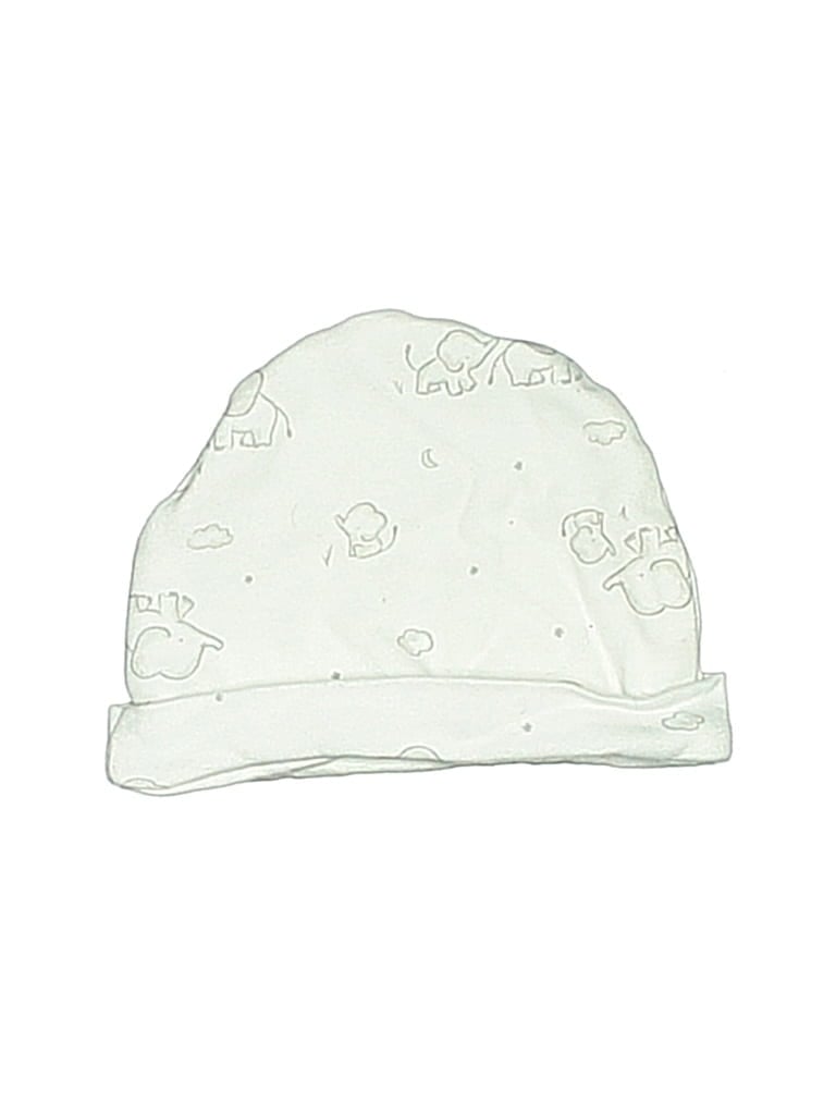Pre-owned Assorted Brands Babies' Beanie Hat In White