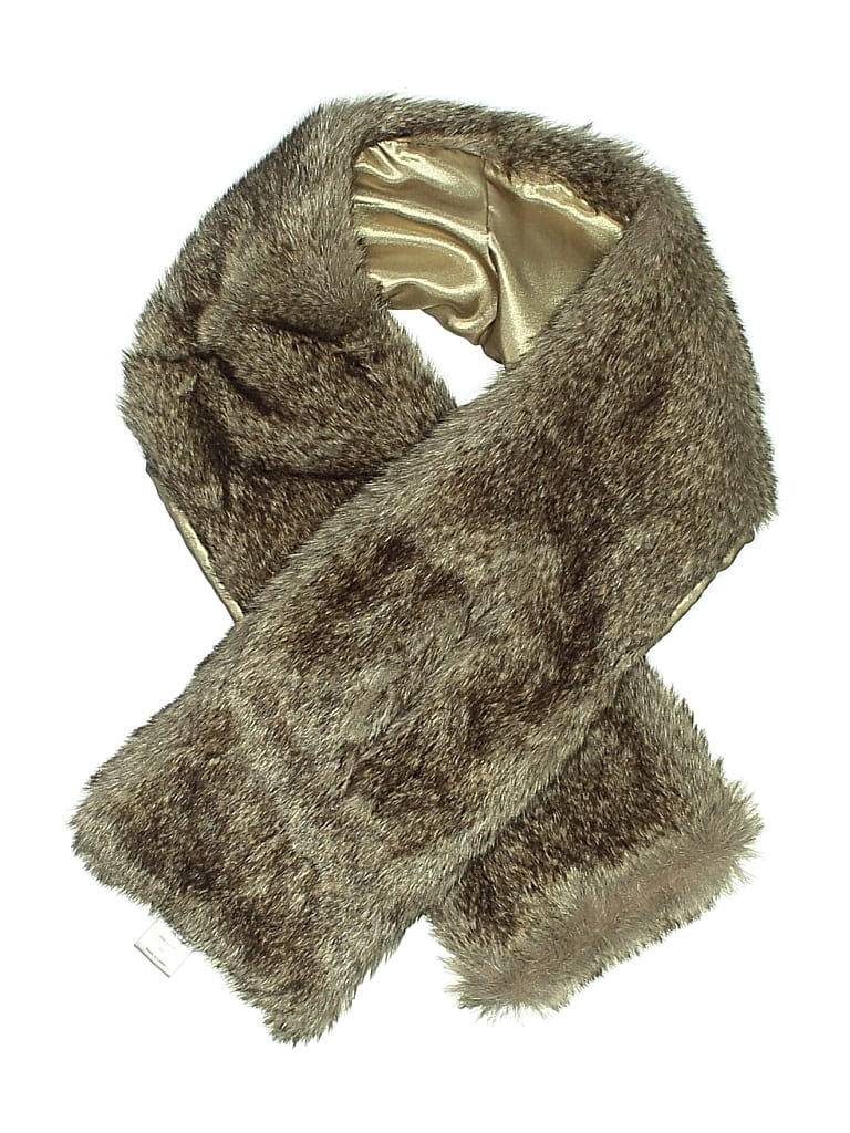 Pre-owned Garnet Hill Scarf In Brown