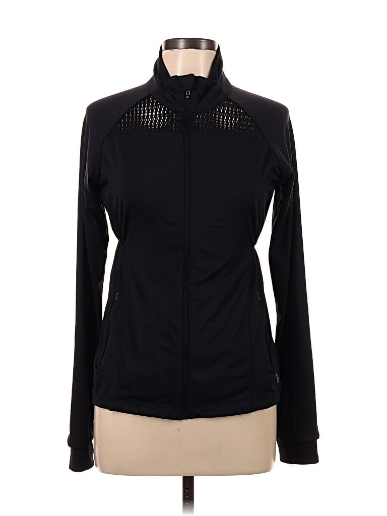 Pre-owned Asics Track Jacket In Black