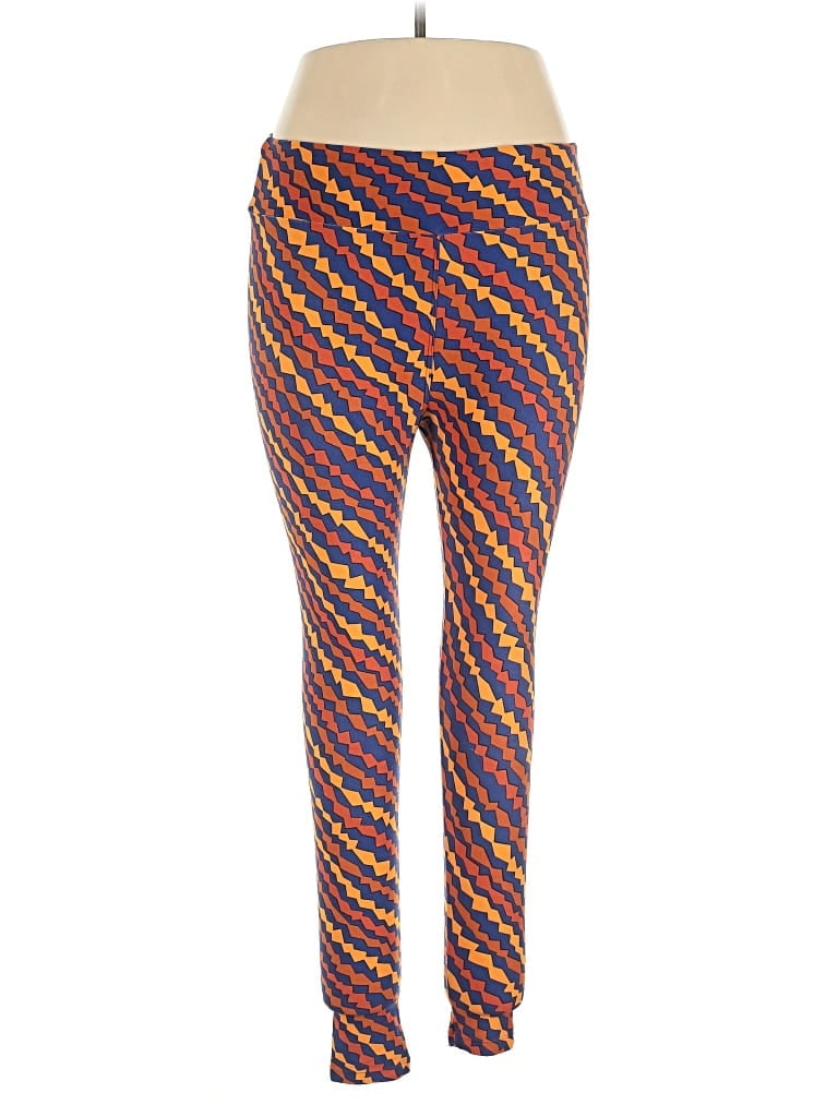 Pre-owned Lularoe Leggings In Blue