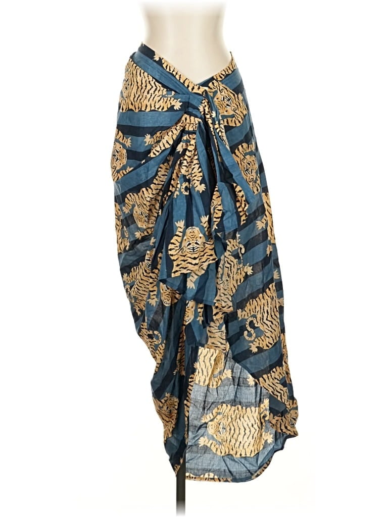 Pre-owned Guadalupe Swimsuit Cover Up In Blue