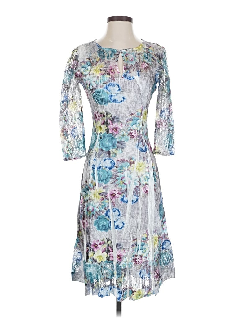 Pre-owned Komarov Cocktail Dress In Silver