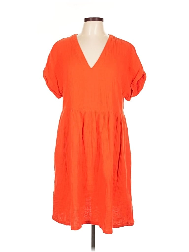 Pre-owned Universal Thread Casual Dress In Orange
