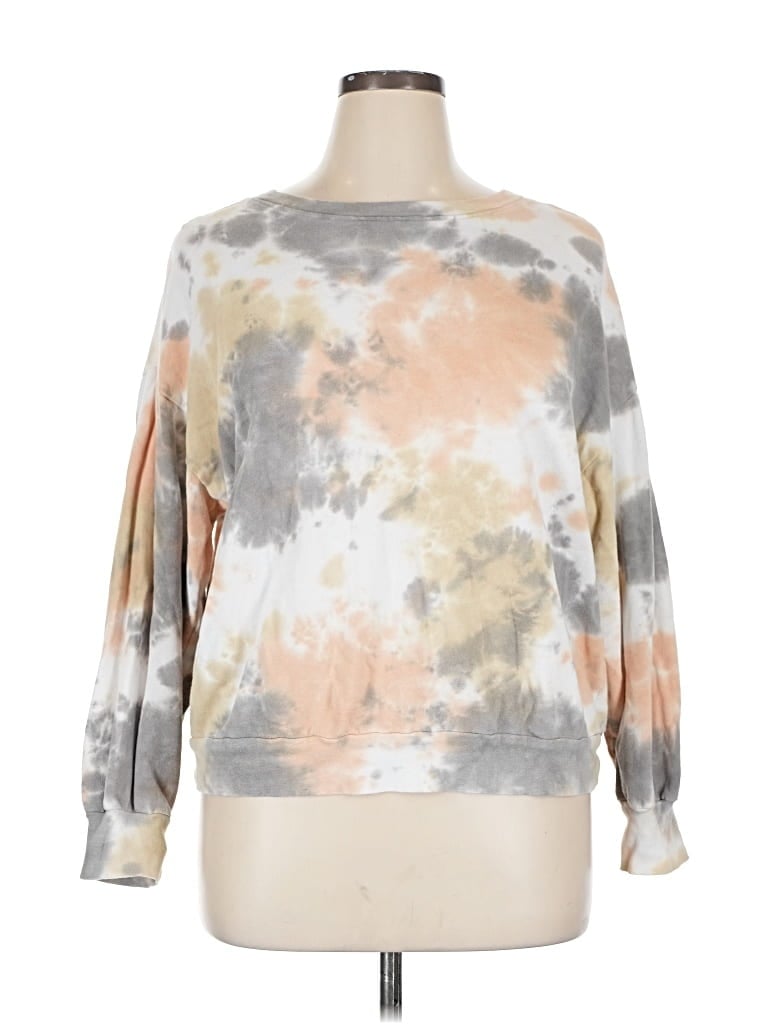 Pre-owned Lush Pullover Sweater In Gray