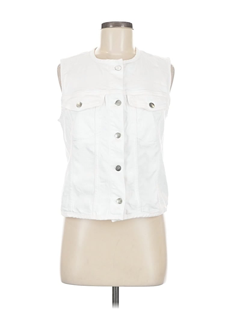 Pre-owned Pilcro Vest In White
