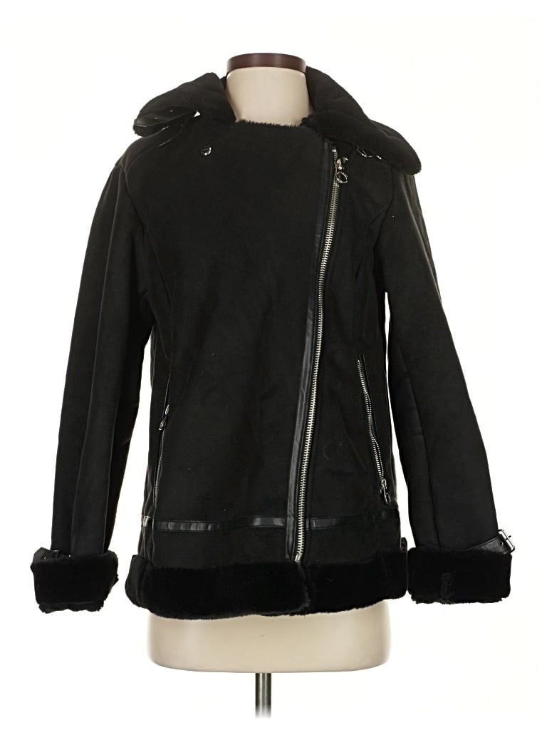 Pre-owned Laundry By Shelli Segal Coat In Black