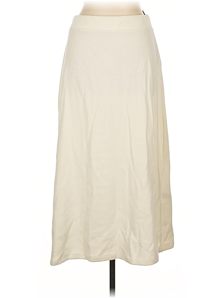 Zara Casual Skirt In White