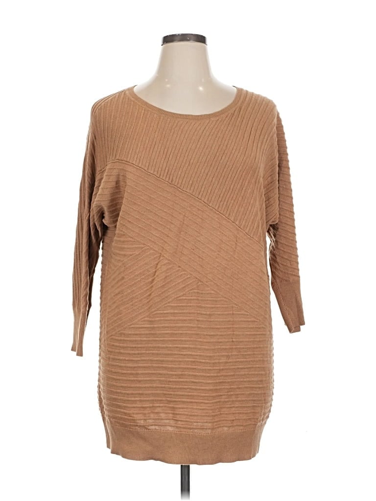 Pre-owned Caslon Pullover Sweater In Brown
