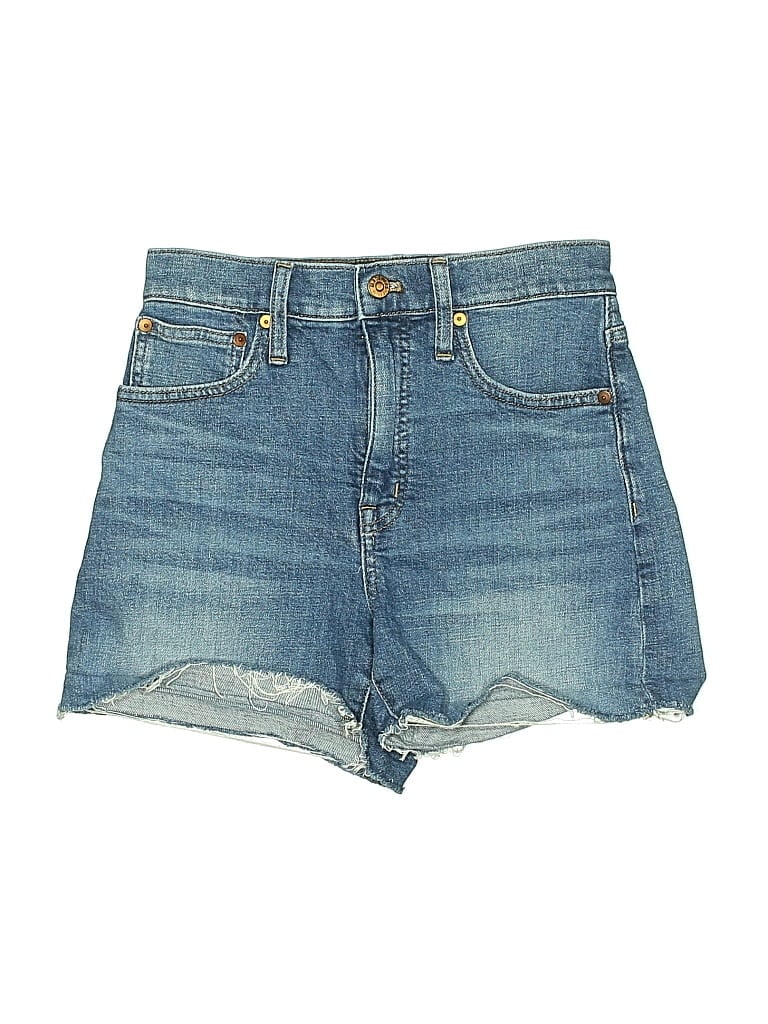 Pre-owned Madewell Denim Shorts In Blue